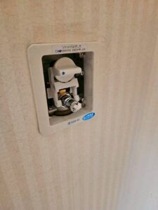 新しい修理用のセット部品を組み込んだ状態