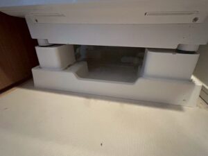 かさ上げ台設置作業後